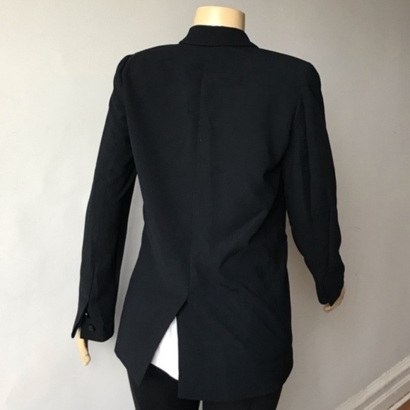 Madewell Black 'Lycée' Drapey Blazer Size 4 - Picture 6 of 8